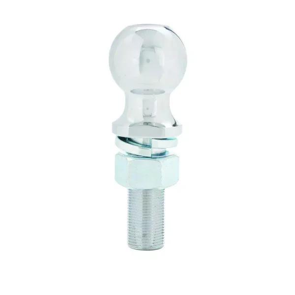 TowSmart 2 in. Chrome Hitch Ball, 5000 lb. Capacity, 1 in. x 3 in. Shank