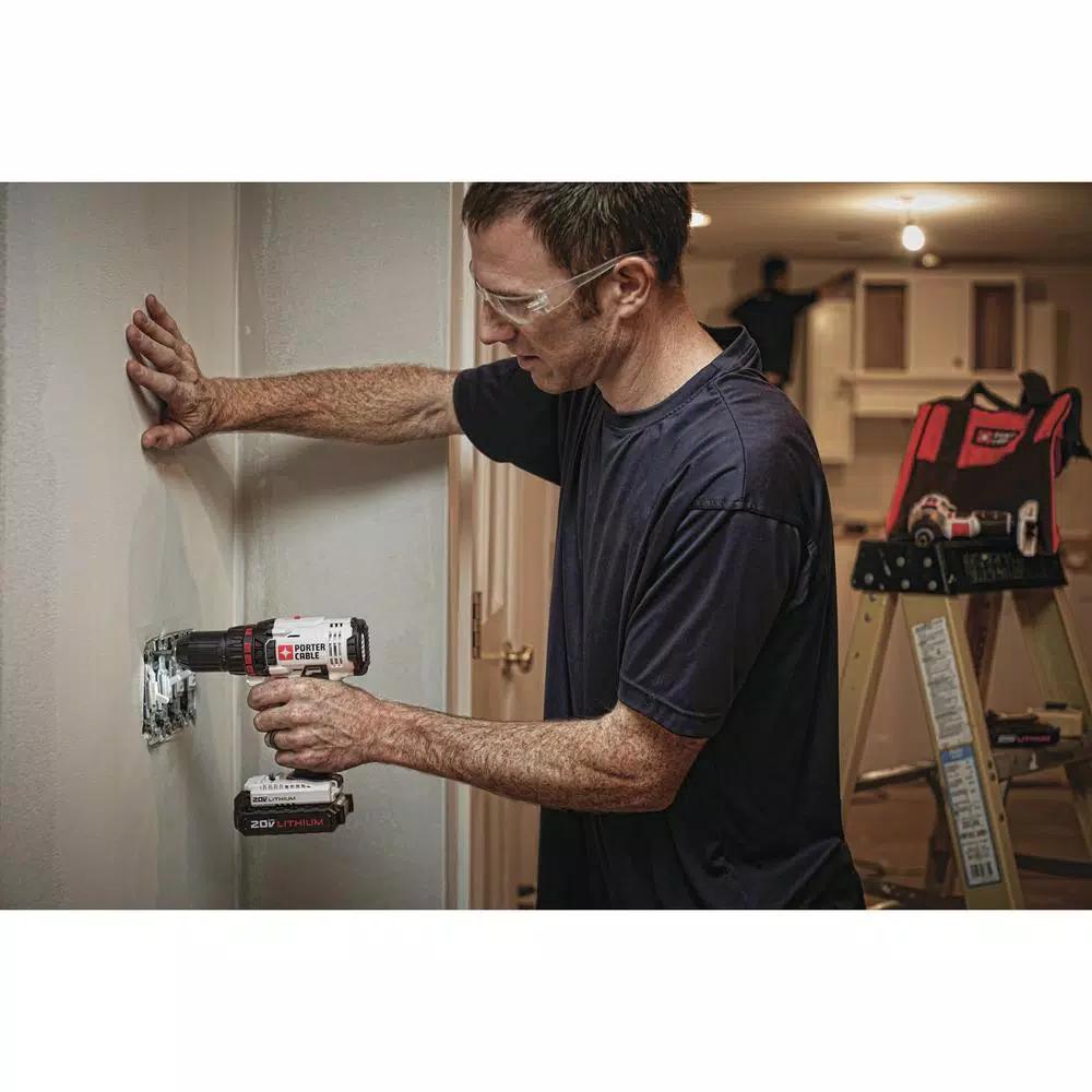 Porter-Cable 20V MAX Lithium-Ion Cordless 8-Tool Combo Kit with 2 Batteries and Charger