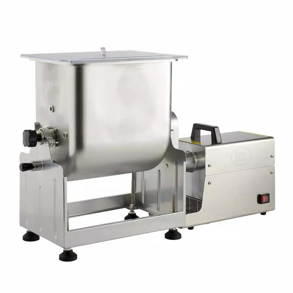 LEM Big Bite 12.5 Qt. Stainless Steel Meat Mixer with 3-Position Tilt Tub