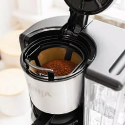 Ninja 12-Cup Programmable Drip Coffee Maker with Custom Brew Technology, Black Stainless Steel thumbnail 7