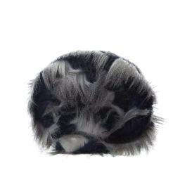 Unbranded Caron Navy Reversible Faux Fur and Micromink Throw Blanket, 50 in. x 60 in. thumbnail 8
