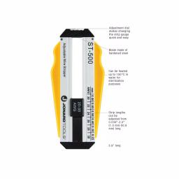 Jonard Tools ST-500 Adjustable Wire Stripper, 20-30 AWG, Hardened Steel Blade thumbnail 2