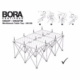BORA Centipede 24 in. x 48 in. Heavy-Duty Workbench Top with 3/4 in. Dog Holes thumbnail 13