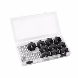 POWERTEC T-Track Knob Kit with 7-Star Knobs, Bolts, and Washers for Woodworking Jigs (10-Pack) thumbnail 2