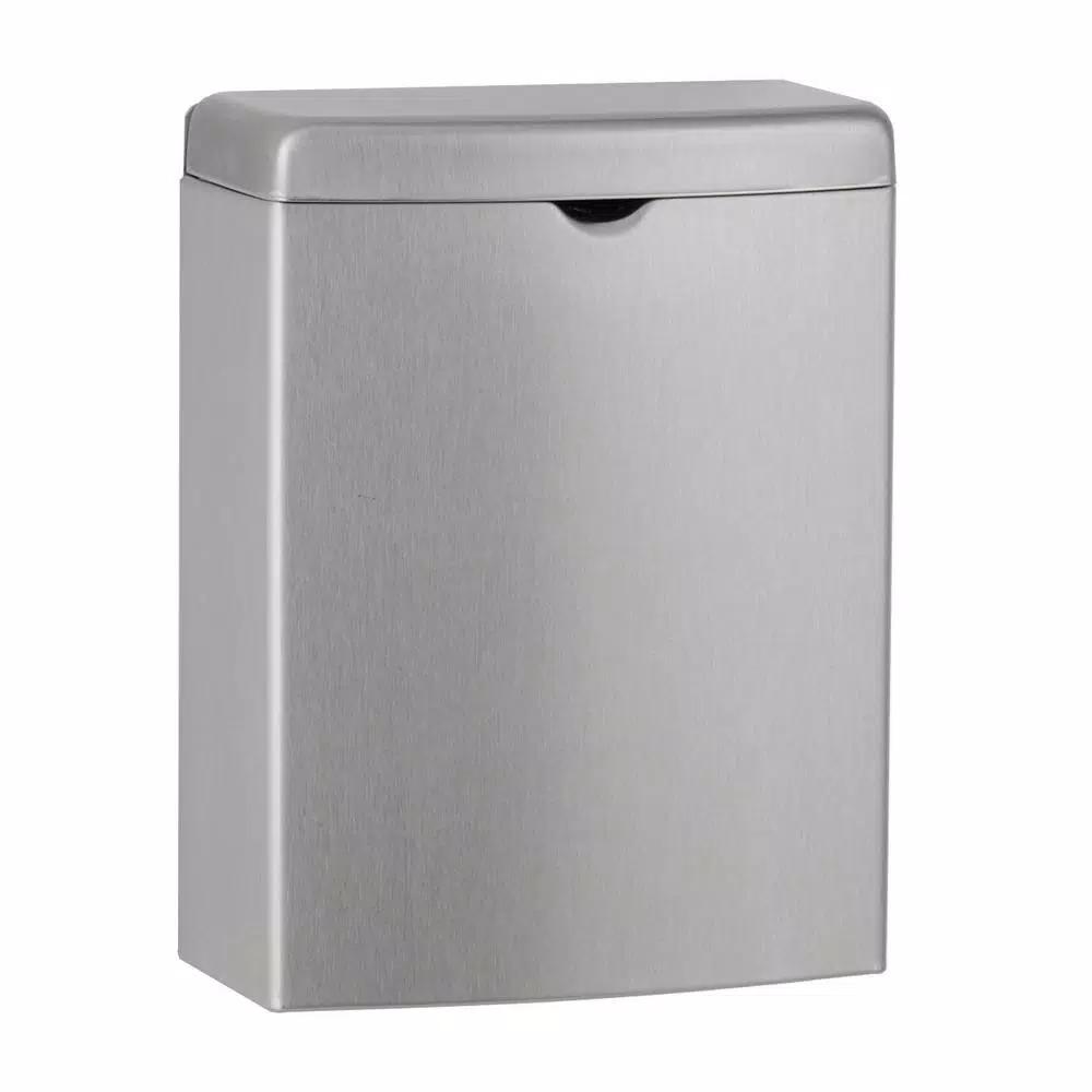 Bobrick Contura Series Surface-Mounted Sanitary Napkin Disposal, Type-304 Stainless Steel