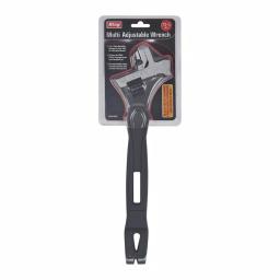 KING 13.5 in. Multi-Purpose Spud Adjustable Wrench, Pipe Wrench, Prybar, and Hammer thumbnail 2