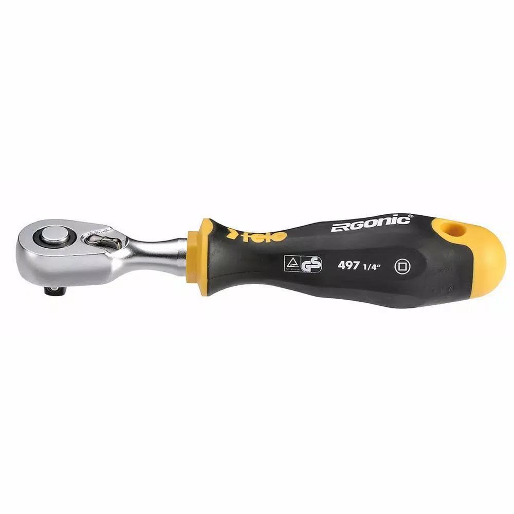 Felo R-GO Felo 36-Piece 1/4 in. Ergonic Ratchet and Stubby Imperial Multi-Tool Set