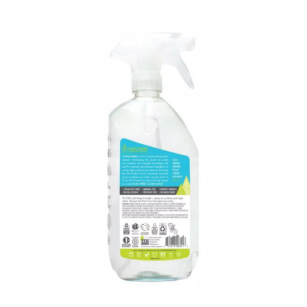 BOULDER CLEAN Crisp Mint Clean Pure Glass and Surface Cleaner, 28 oz.