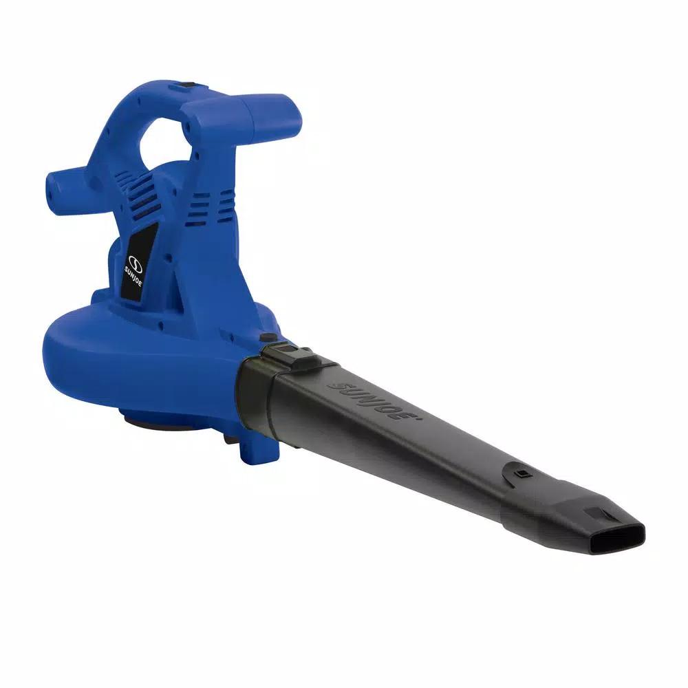 Sun Joe 3-in-1 Electric Handheld Leaf Blower, Vacuum, and Mulcher, 240 MPH, 13 Amp, Blue