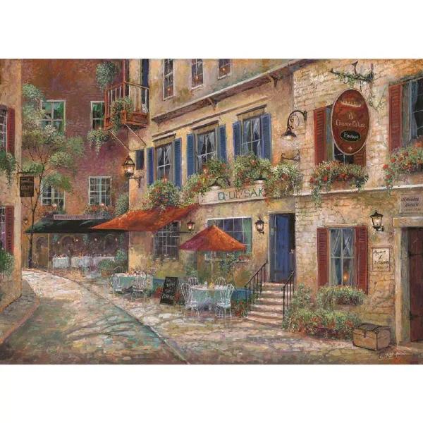 Morgan Home MHF Home Cobblestone Cafe Multi-Colored Polypropylene Placemat Set, 4-Pack