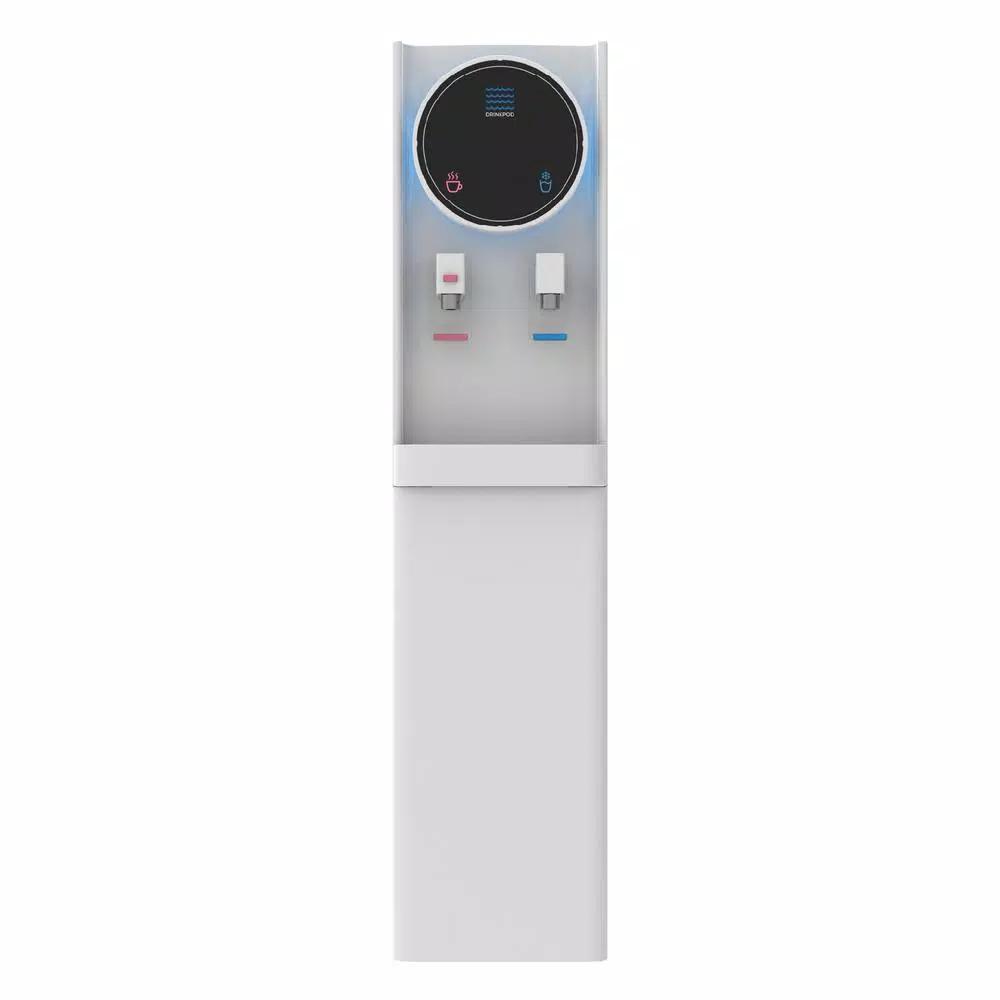 DRINKPOD Series 6 Bottleless Hot and Cold Water Cooler Dispenser with Ultra +3 Filtration - White
