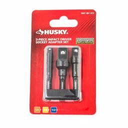 Husky 3-Piece 1/4 in. Drive Impact Socket Adapter Set thumbnail 2