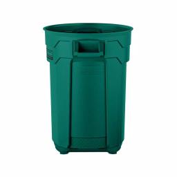 Suncast Commercial Suncast 44 Gallon Commercial Heavy Duty Resin Trash Can, Dark Green thumbnail 4
