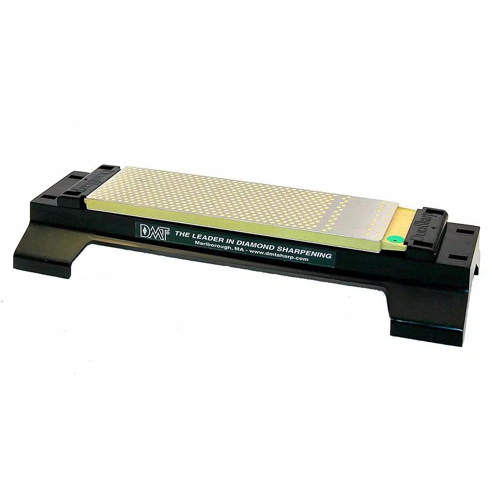 DMT 8 in. Duo Sharp Plus Bench Stone with Base - Extra-Fine & Fine Diamond Sharpening Stone