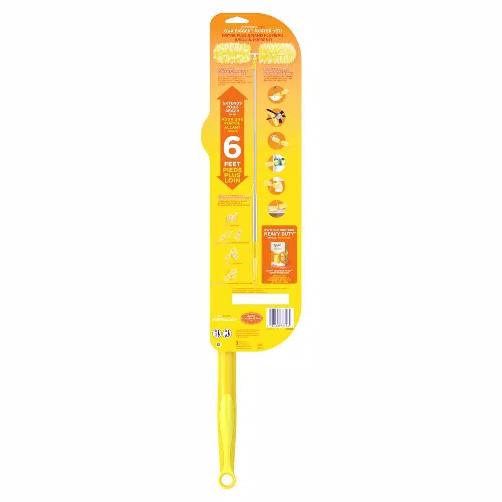 Swiffer Super Extender Duster Kit with Heavy-Duty Refills - 6 ft. Reach