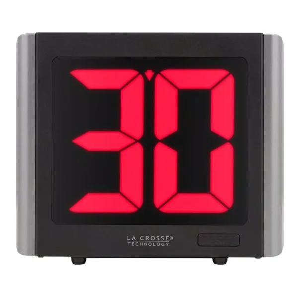 La Crosse Technology Digital LED Countdown and Count-Up Timer with 4-Inch Red Display and 12 ft. Power Cord