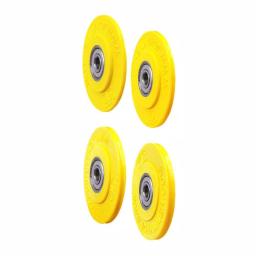JC Hammer 2 in. Screening Wheels Pro Pack, 4-Pack Replacement Wheels for Spline Sizes 065-260 thumbnail 2