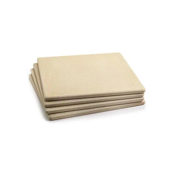 Outset Cordierite Pizza Grill Stone Tiles, Set of 4