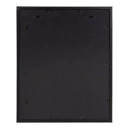 DesignOvation Gallery 16 x 20 Black Wood Picture Frame with White Mat for 8 x 10 Photo thumbnail 4