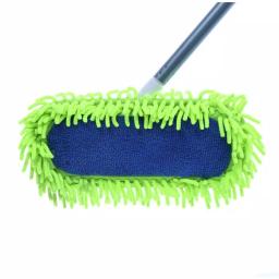 Quickie 14 in. Soft 'n' Swivel Microfiber/Chenille Dust Mop with 48 in. Steel Handle thumbnail 5