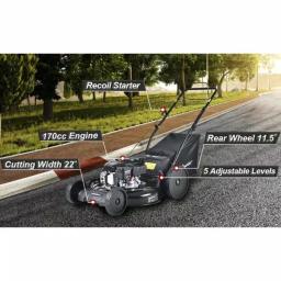 PowerSmart Power Smart 22 in. 3-in-1 Self-Propelled Gas Lawn Mower, 170 cc Engine, Rear-Wheel Drive thumbnail 9