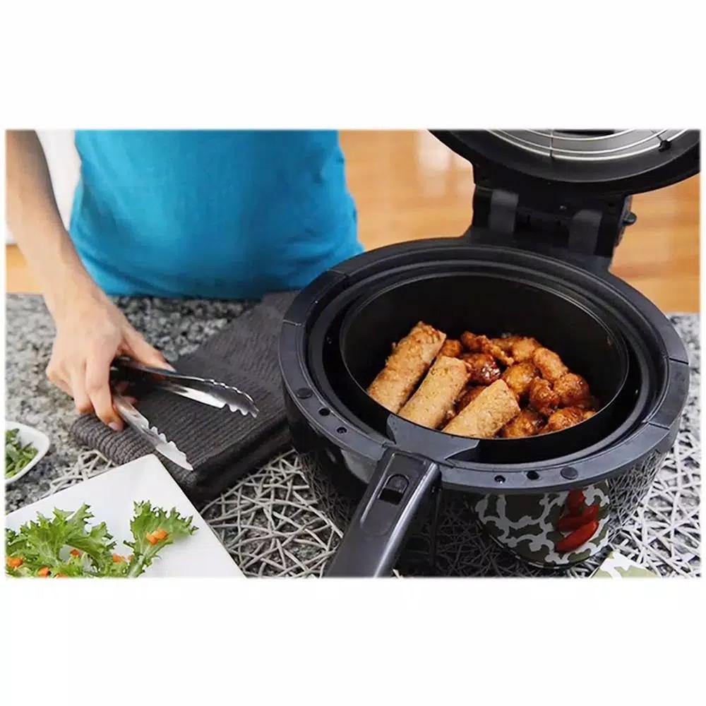Elite Platinum 3.5 Qt. Digital Air Fryer, 6 Quick Menu Functions, Black
