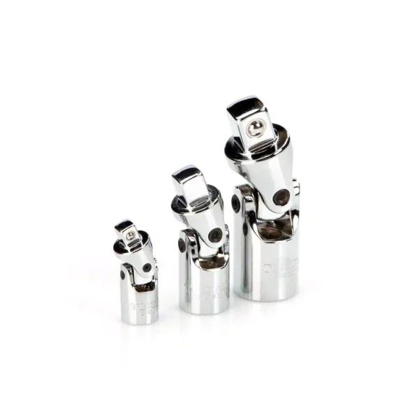 TEKTON 3-Piece Universal Joint Set (1/4 in., 3/8 in., 1/2 in. Drive)