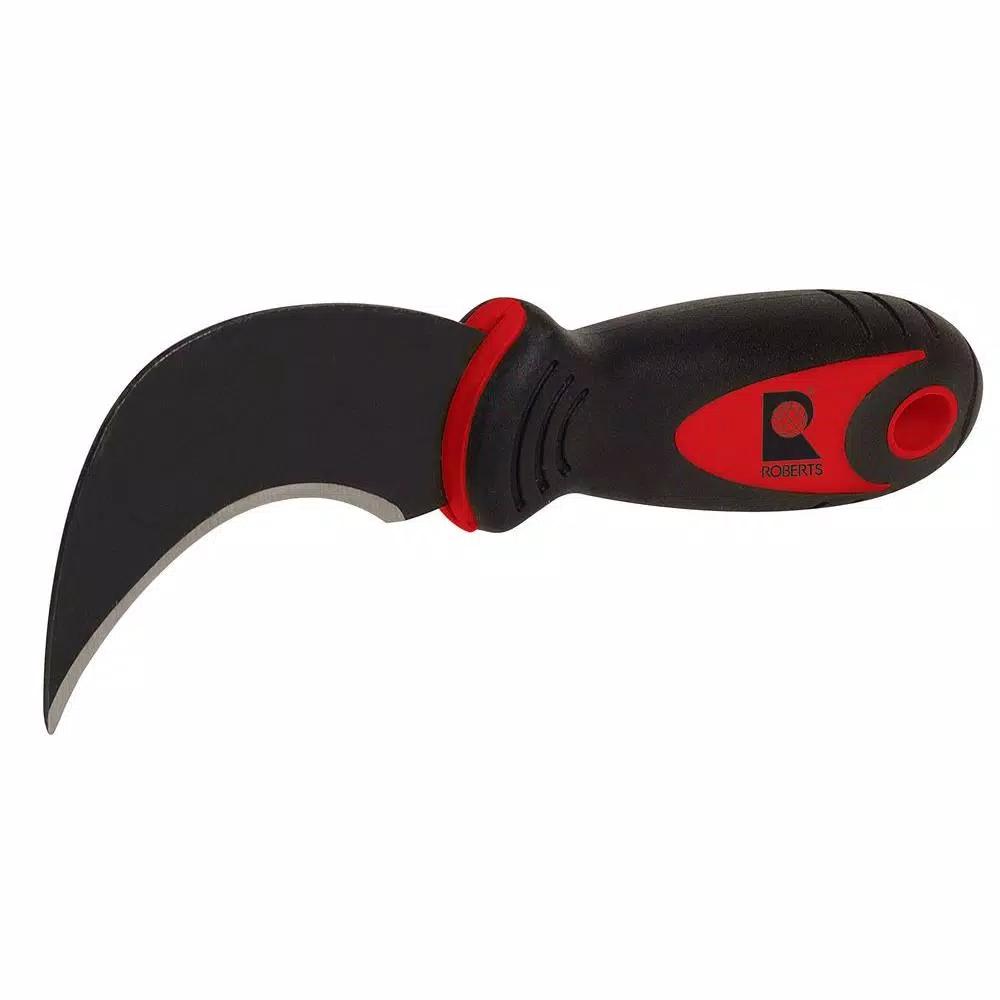 ROBERTS Vinyl Flooring Knife with Curved Blade for VCT and Linoleum