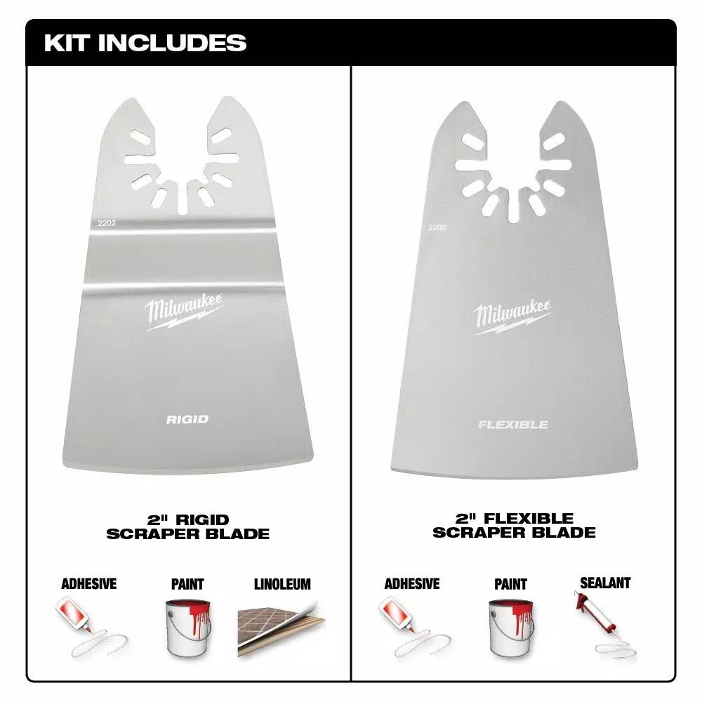 Milwaukee OPEN-LOK Oscillating Multi-Tool Blade & Sandpaper Starter Kit, 36-Piece