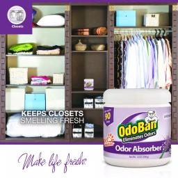 OdoBan Solid Odor Absorber Gel, Lavender Scent, 14 oz. thumbnail 3