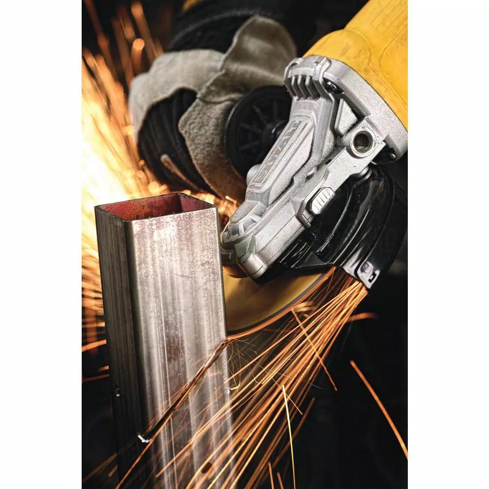 DEWALT 9 Amp Corded Small Angle Grinder, 4.5-in to 5-in, 12,000 RPM, Low-Profile Design
