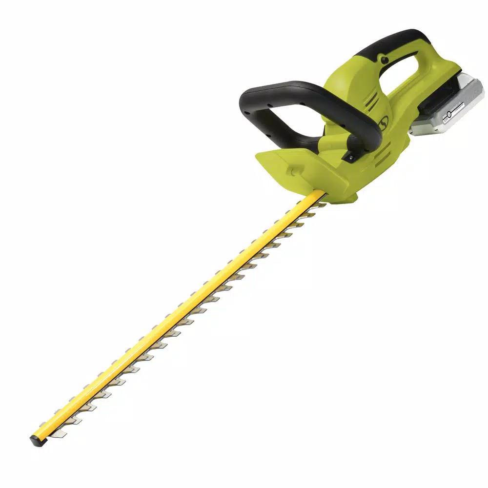 Sun Joe 22 in. 24V Cordless Hedge Trimmer Kit with 2.0 Ah Lithium-Ion Battery and Charger