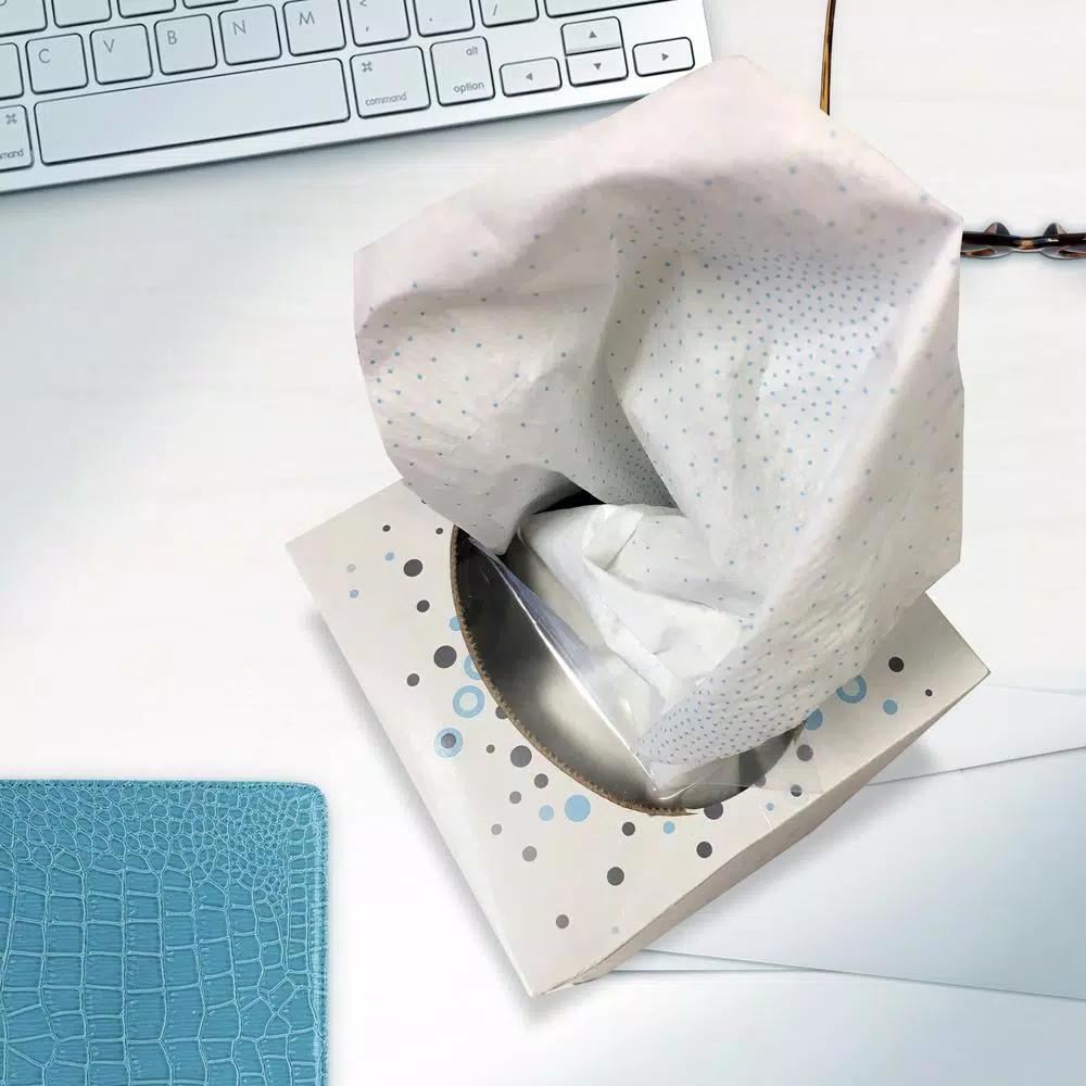Kleenex Anti-Viral Cube Facial Tissue, 3-Ply, 68-Count White