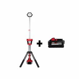Milwaukee M18 ROCKET Dual Power Tower Light with 8.0 Ah XC Battery thumbnail 1