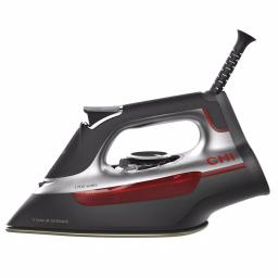CHI Professional Clothing Iron with Titanium-Infused Ceramic Soleplate, 1700W, Black thumbnail 1