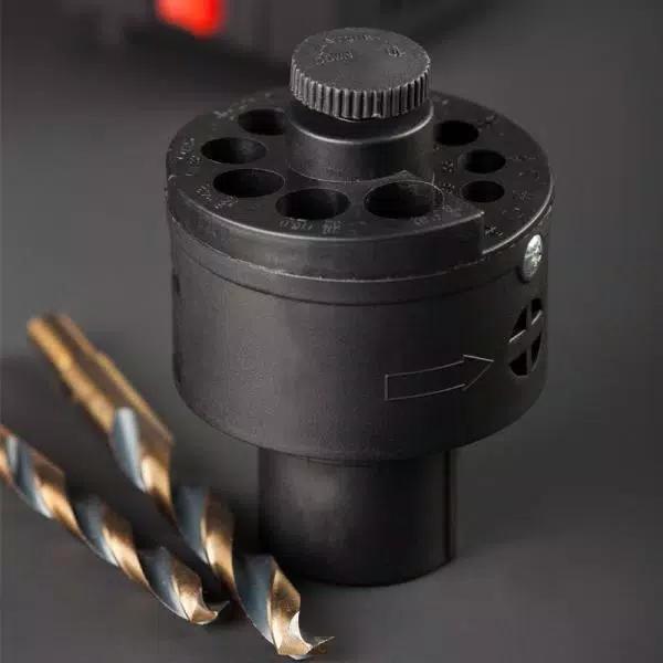 Stark 4.75 in. Dual Head Drill Bit Sharpener, 1700 RPM Max, 9/64 in. to 5/8 in. Sizes