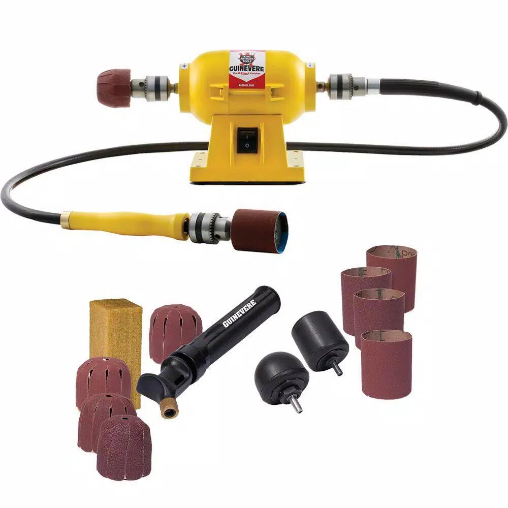 King Arthur's Tools Guinevere Basic Sanding System with 1/2 HP Motor and Inflatable Rubber Sanders