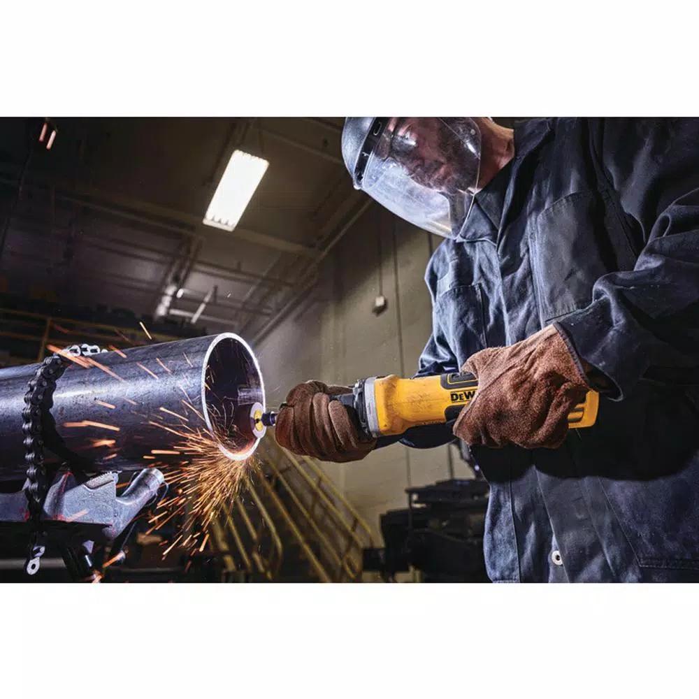 DEWALT 13-Amp Brushless 2 in. Variable Speed Die Grinder with Lock-On Paddle Switch