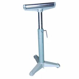 Vestil Adjustable Horizontal Range Roller Stand, 26 in. to 36 in. Pipe Stand with Chrome Rollers thumbnail 1
