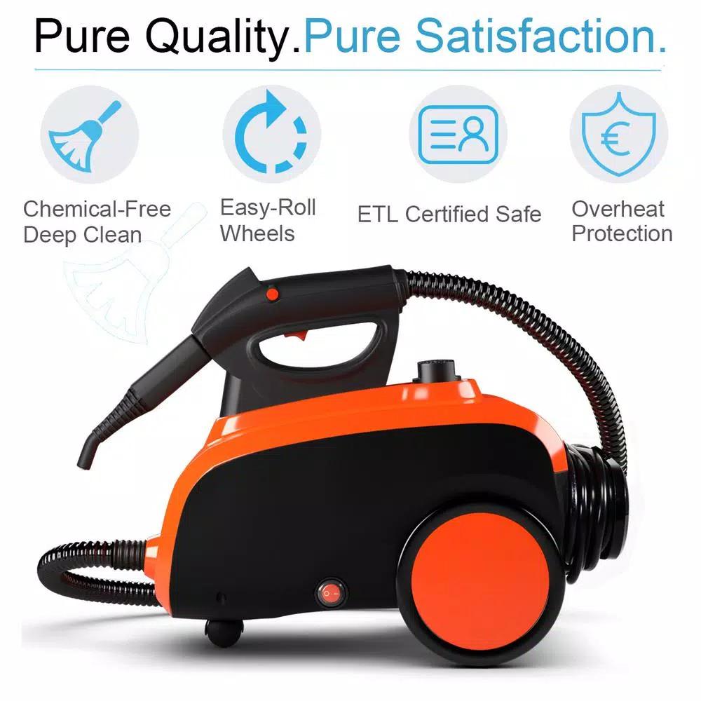 Costway 1500W Multi-Purpose Steam Cleaner Mop with 18 Versatile Accessories