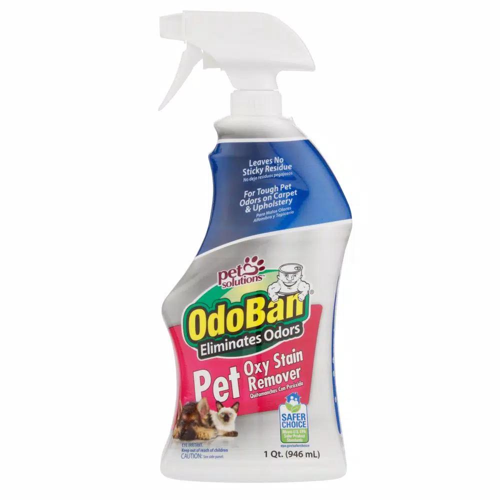 OdoBan Pet Oxy Stain Remover, 32 oz. Oxygen-Powered Odor and Stain Eliminator