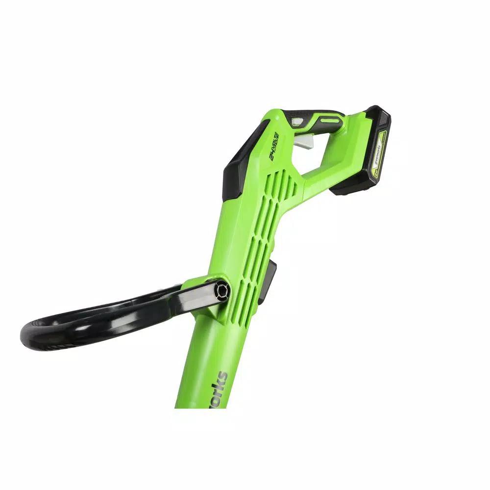 Greenworks 24V Cordless TORQDRIVE String Trimmer with 2.0 Ah Battery and Charger, 11 in. Cutting Path