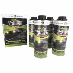 Bullyliner Water Based Rubber Truck Bed Liner, Burnt Red (4-Box Pack) thumbnail 1