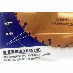 Whirlwind USA 6 in. 40-Teeth Segmented Diamond Blade for Metal and Plastic thumbnail 4