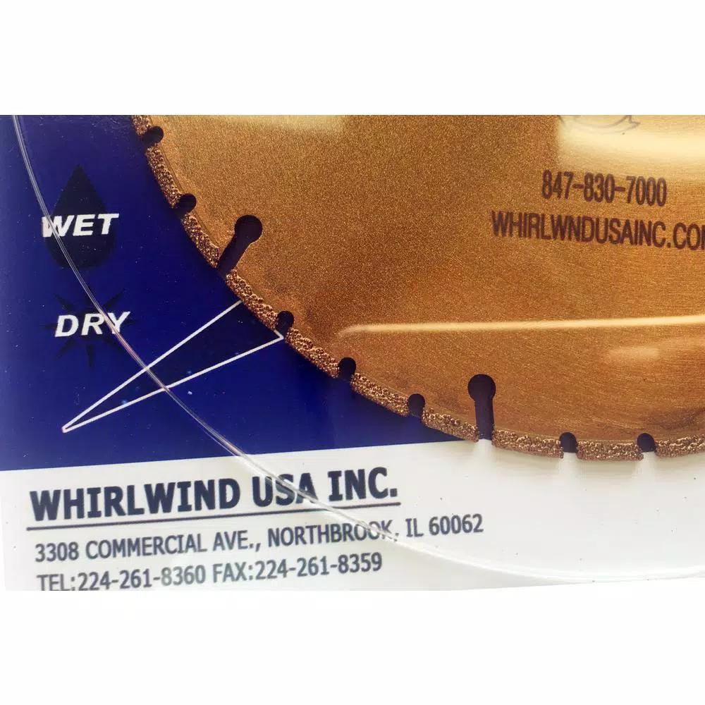 Whirlwind USA 6 in. 40-Teeth Segmented Diamond Blade for Metal and Plastic
