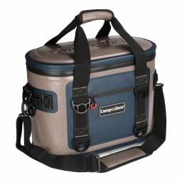 Camp-Zero 17.6 Qt. Soft Side Cooler, 30-Can Capacity, Beige and Blue thumbnail 2