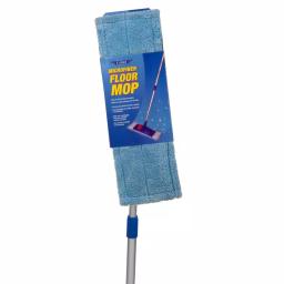 Ettore Microfiber Flat Floor Mop with Adjustable Metal Handle for Wood, Laminate, and Tile thumbnail 1