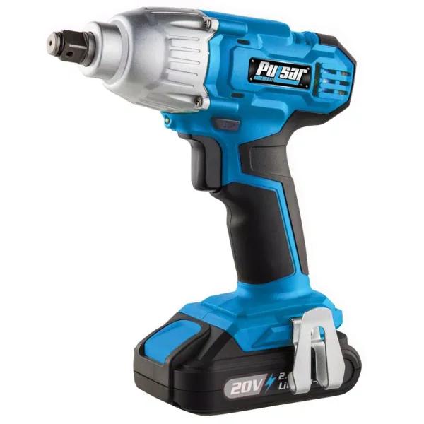 Pulsar 20V Cordless 1/2 in. Impact Wrench Kit with 2 Ah Battery and Charger
