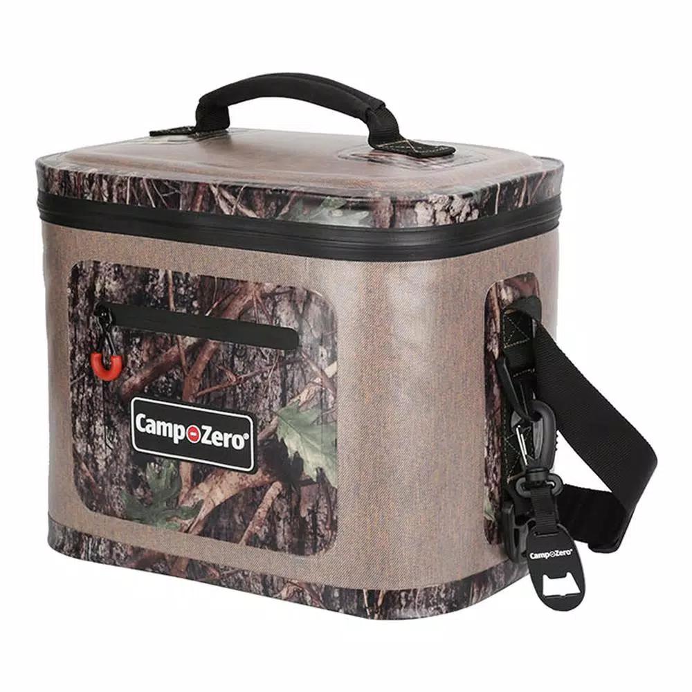 Camp-Zero 7.6 Qt. Soft Cooler, 12-Can Capacity, Beige and Camo