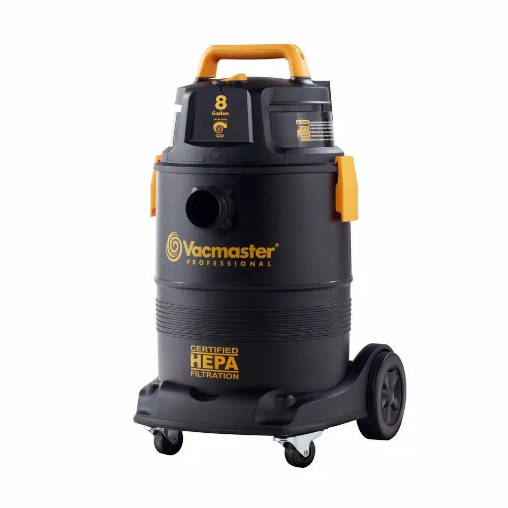 Vacmaster 8 gal. HEPA Industrial Wet/Dry Vac with 2-Stage Motor & 106 in. Water Lift